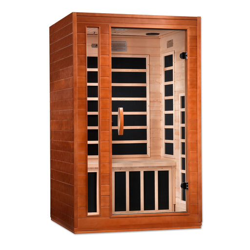 Dynamic Cordoba 2-person Low EMF FAR Infrared Sauna with Canadian Hemlock.