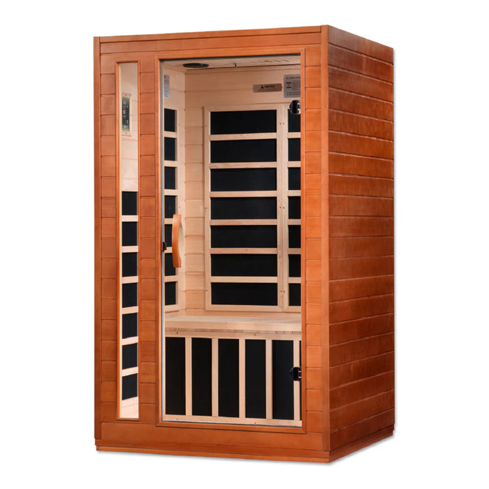 Dynamic Cordoba Elite 2-person Ultra Low EMF FAR Infrared Sauna Canadian Hemlock