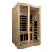 Dynamic Santiago 2-person Low EMF FAR Infrared Sauna with Canadian Hemlock.