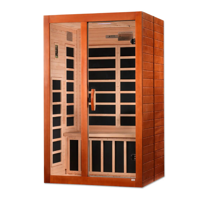 Dynamic Santiago Elite 2-person sauna with PureTech™ Ultra Low EMF technology.