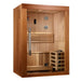 Golden Designs 2025 sauna with Canadian Red Cedar and clear Cedar.