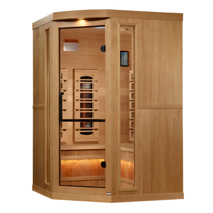 Full Spectrum infrared sauna with Canadian Hemlock and 8 heaters.