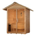 Arlberg sauna with chromotherapy color lighting and white accent lighting