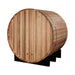 Pacific Cedar wood construction in Golden Designs St. Moritz Sauna.