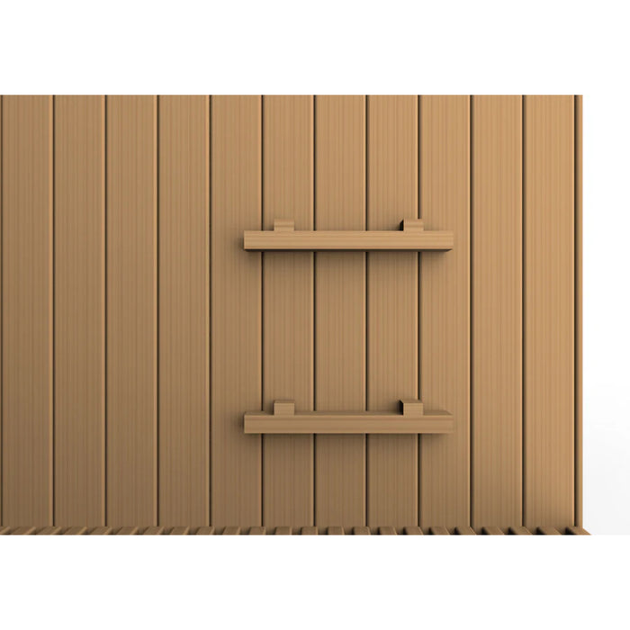 Premium Golden Designs sauna enhancing home spa experience with Cedar.