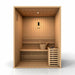 Canadian Red Cedar sauna by Golden Designs for home relaxation.