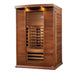 2-person Maxxus sauna with MP3 auxiliary and built-in speakers.