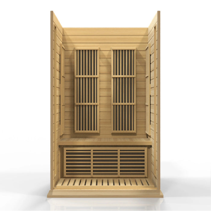 Maxxus 2-Person Low EMF FAR Infrared Sauna Canadian Hemlock