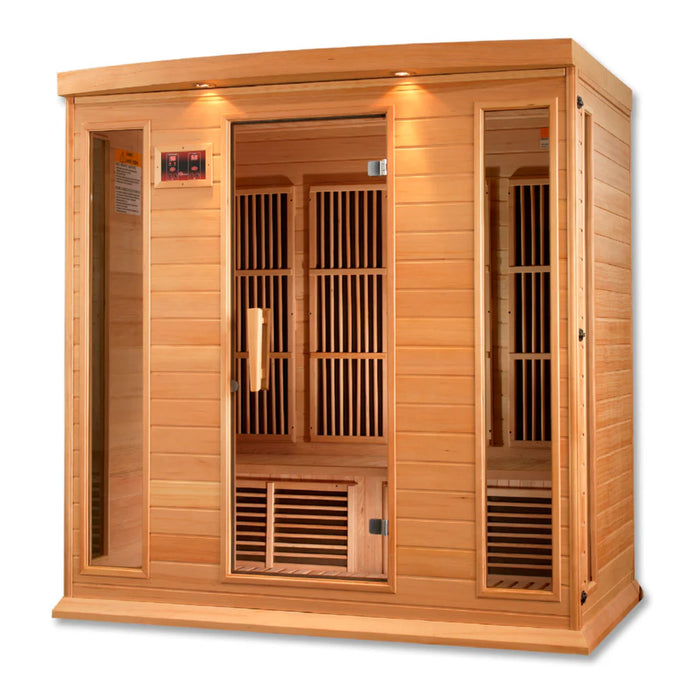 Maxxus 4-Person Low EMF FAR Infrared Sauna Canadian Hemlock