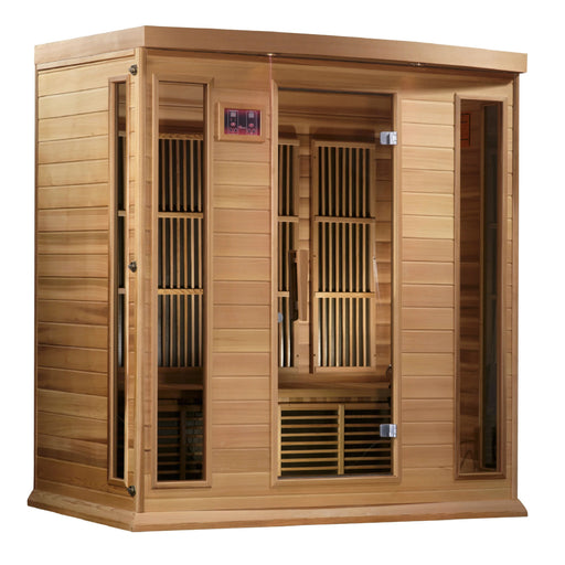 Maxxus sauna with FM station and built-in speakers at Next Wellness Revolution