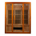 Canadian Hemlock Maxxus Alpine sauna with Bluetooth and MP3 connection.