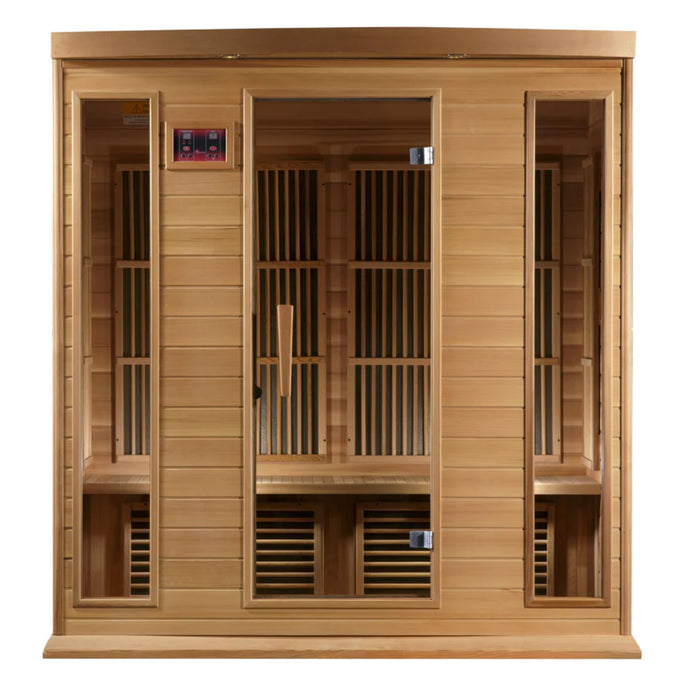 FAR infrared sauna with low EMF panels, Bluetooth, and MP3.