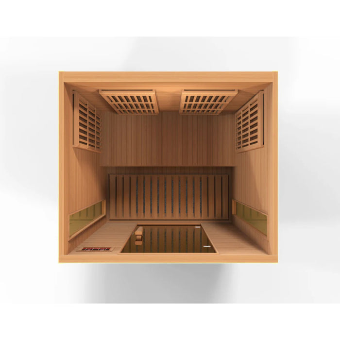 Reforested Canadian Red Cedar Maxxus Cholet sauna available at Next Wellness Revolution