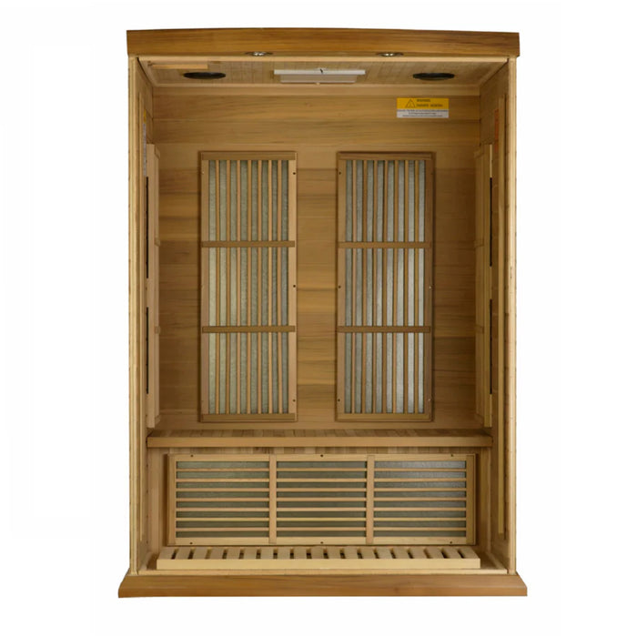 Maxxus Cholet sauna with FM radio and built-in speakers.