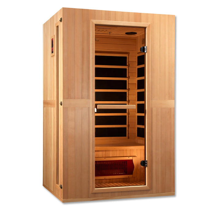 Maxxus Serenity 2-Person Low EMF FAR Infrared Sauna at Next Wellness Revolution.